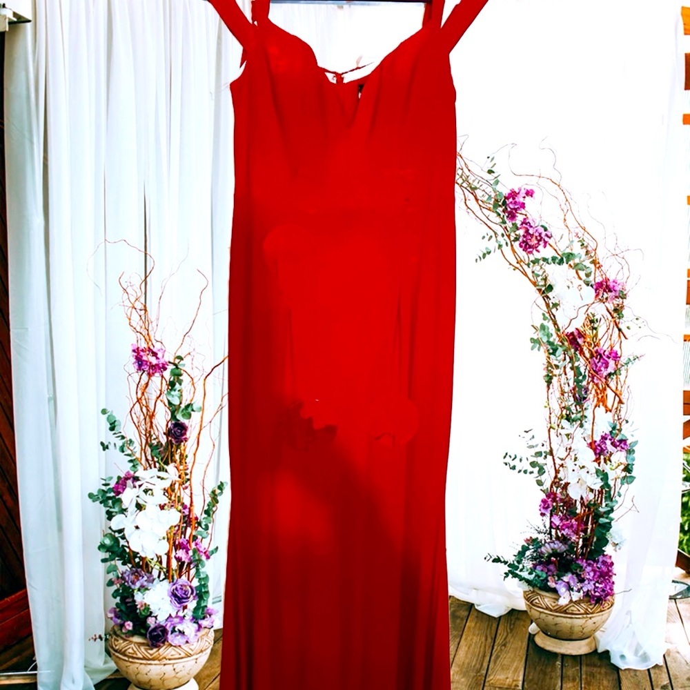 Red Evening Gown